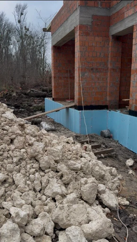 Будівництво приватного будинку у Львові Наші проєкти, Будівництво